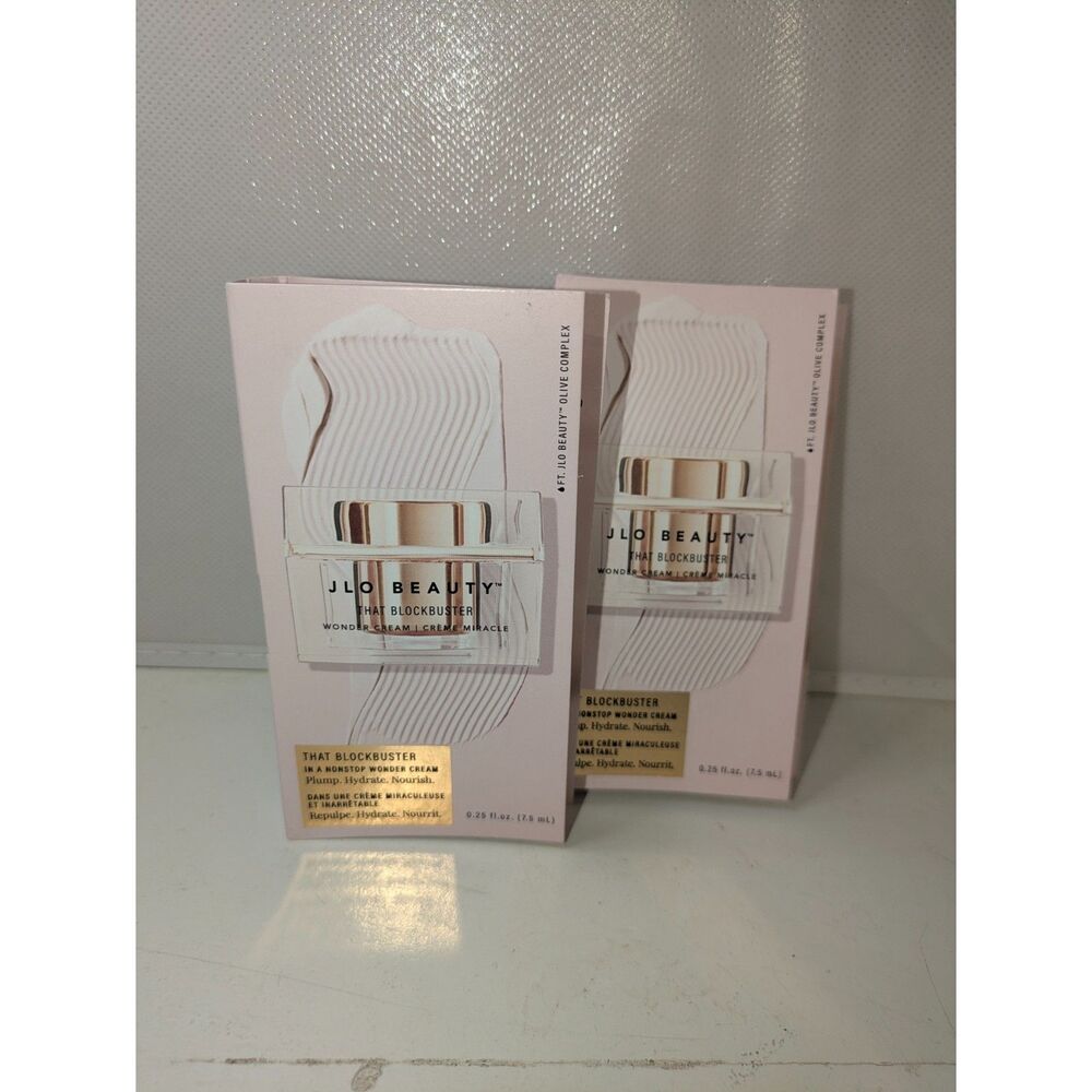 ⭐3/$30⭐ JLo Beauty That Blockbuster Wonder Cream 0.25 oz Sample Lot of 2